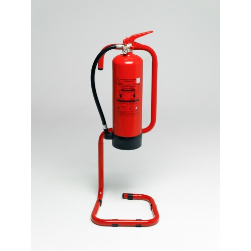 Подставка держатель для огнетушителя напольная, нержавеющая сталь